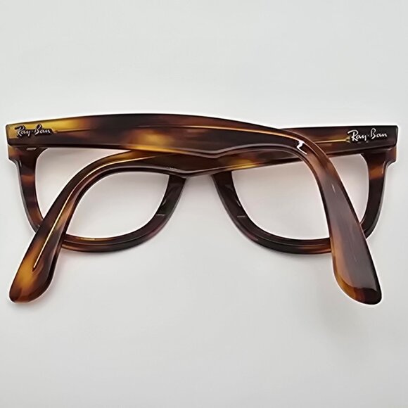 Ray-Ban RB2140 954 Original Wayfarer Classic Striped Havana Sunglasses Frame - Picture 9 of 12